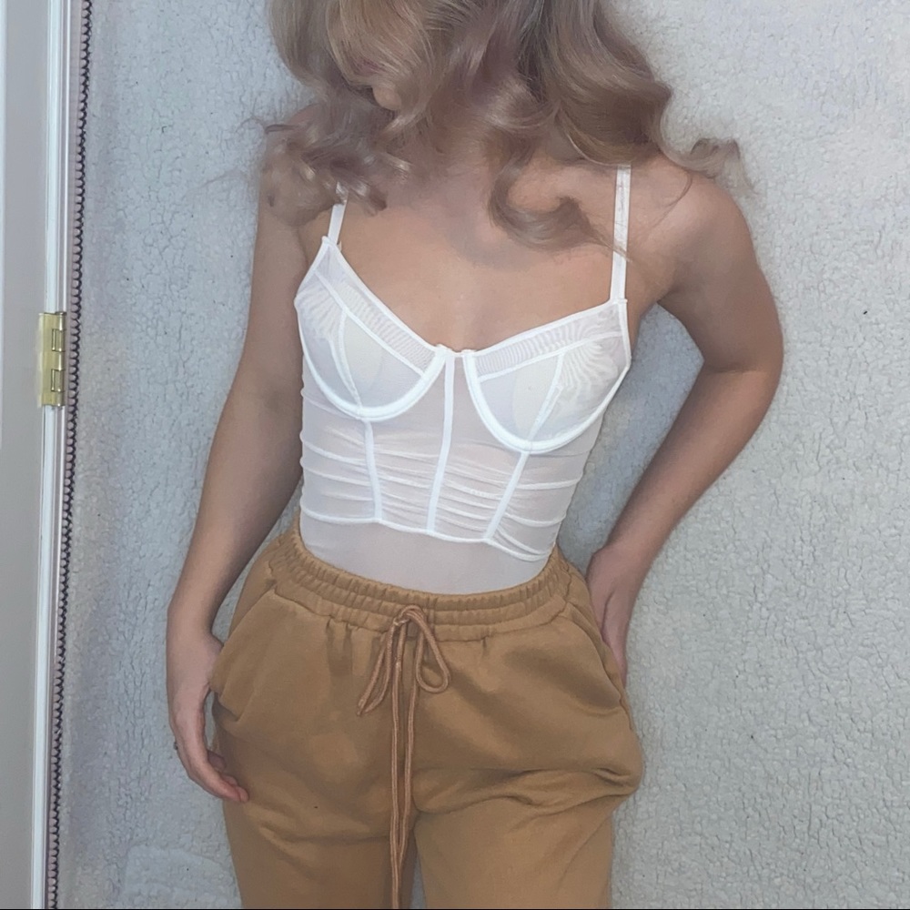 Beige sweatpants from SHEIN